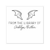 Bat Wings Persoonlijke Boek Zelf Inking Stamp Zelfinktende Stempel (Design)
