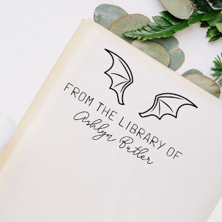 Bat Wings Persoonlijke Boek Zelf Inking Stamp Zelfinktende Stempel