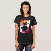 Bat With Pride Lesbian Flag LGBTQ Proud Ally Pride T-shirt (Voorkant volledig)