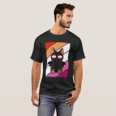 Bat With Pride Lesbian Flag LGBTQ Proud Ally Pride T-shirt (Voorkant volledig)