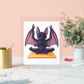 Bat Yoga Flow Acryl Bord (Huwelijk)