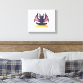Bat Yoga Flow Canvas Afdruk (Insitu (Slaapkamer))