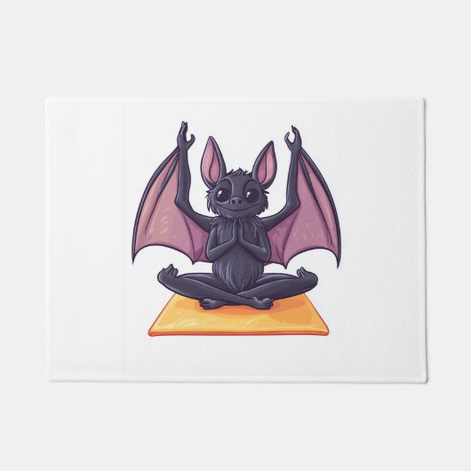 Bat Yoga Flow Deurmat (Voorkant)