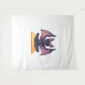 Bat Yoga Flow Wandkleed (Voorkant (horizontaal))