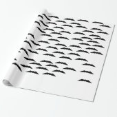 Bat-zwerm Cadeaupapier (Uitgerold)