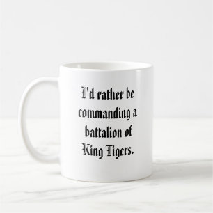 Batalijcommandant - koning Tiger Koffiemok