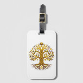 Batang Garing (Tree of Life) Bagagelabel (Voorkant (verticaal))