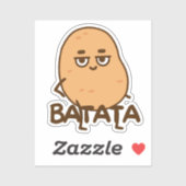 Batata Aardappel Grappig Arabisch Sticker (Vel)