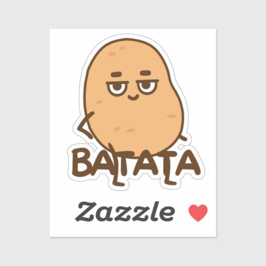 Batata Aardappel Grappig Arabisch Sticker (Vel)