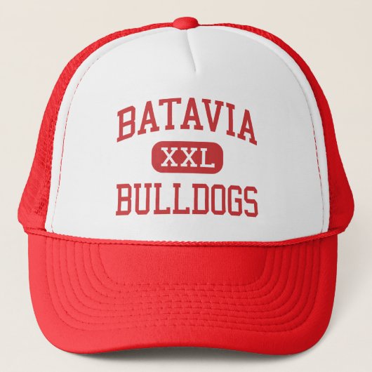 Batavia - Bulldogs - High - Batavia Illinois Trucker Pet (Voorkant)