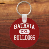 Batavia - Bulldogs - Middle - Batavia Illinois Sleutelhanger (Voorkant)