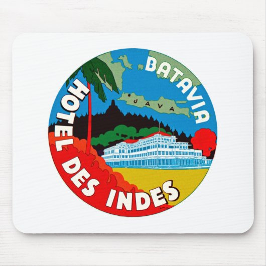 Batavia Hotel Des Indes Muismat (Voorkant)