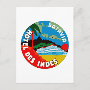Batavia Hotel Des Indies Briefkaart