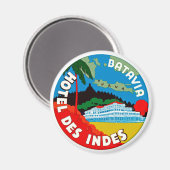 Batavia Hotel Des Indies Magneet (Voorkant / Achterkant)