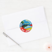 Batavia Hotel Des Indies Ronde Sticker (Envelop)