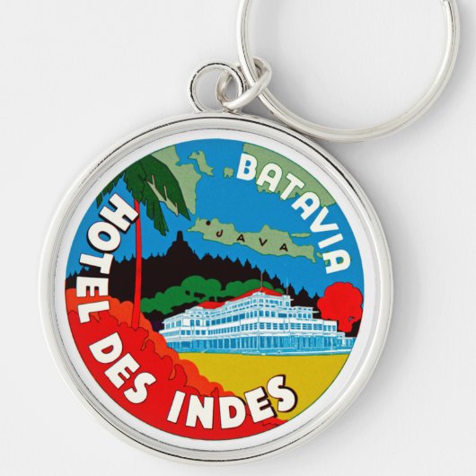 Batavia Hotel Des Indies Sleutelhanger (Voorkant)