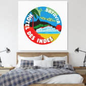 Batavia Hotel Des Indies - XL Canvas Afdruk (Insitu (Slaapkamer))