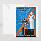 Batavia Nederlands-Indië Vintage Reisposter Briefkaart (Voorkant / Achterkant)