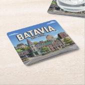 Batavia NY Onderzetter Set (Schuin)