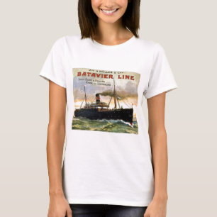 Batavier Line Vintage Travel T-shirt