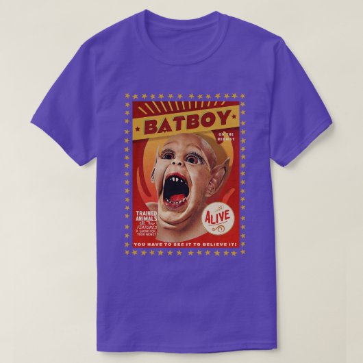Batboy Freak Showstyle Poster T-shirt (Design voorkant)