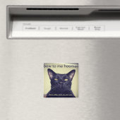 Batcat: Buig voor mij hooman Magnet (Insitu (Vaatwasser))