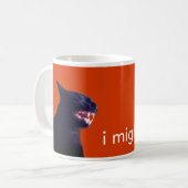 Batcat: Ik zou kunnen bijten (Mok) Koffiemok (Voorkant links)