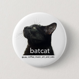Batcat pin! ronde button 5,7 cm