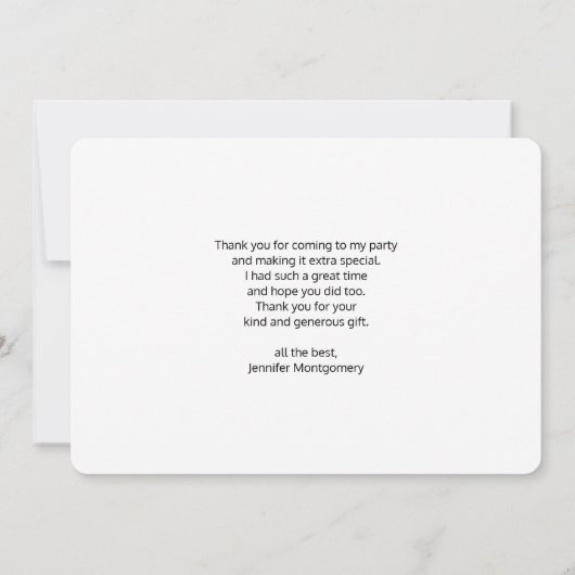 Batch of Red Juicy Strawberries Hartelijk dank Bedankkaart (Achterkant)