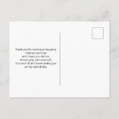 Batch of Red Juicy Strawberries Hartelijk dank Briefkaart (Achterkant)