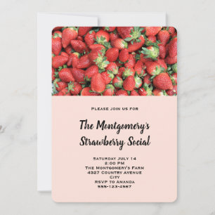 Batch van de aardbeien van de Rode Juicy-aardbeien Kaart