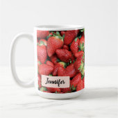 Batch van de aardbeien van de Rode Juicy Koffiemok (Links)