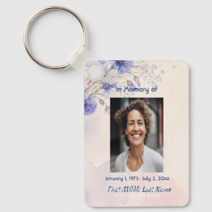 Batchelor Button-herdenking op foto-aandenken Sleutelhanger