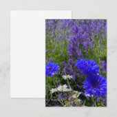 Batchelor Buttonnen & Lavendel Notitiekaartje (Voorkant / Achterkant)