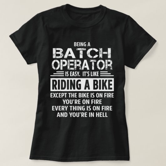 Batchoperator T-shirt (Design voorkant)