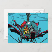 Batcopter Briefkaart (Voorkant / Achterkant)
