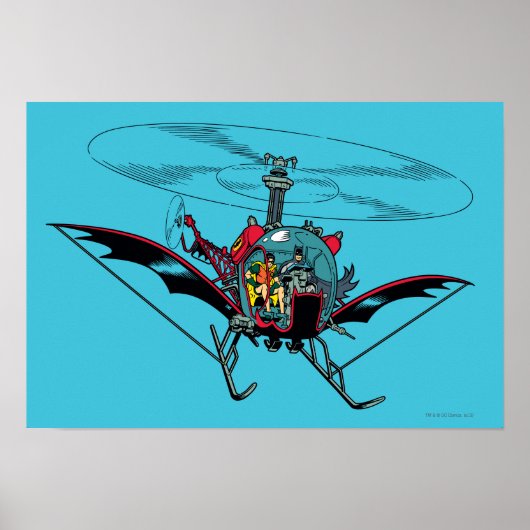 Batcopter Poster (Voorkant)