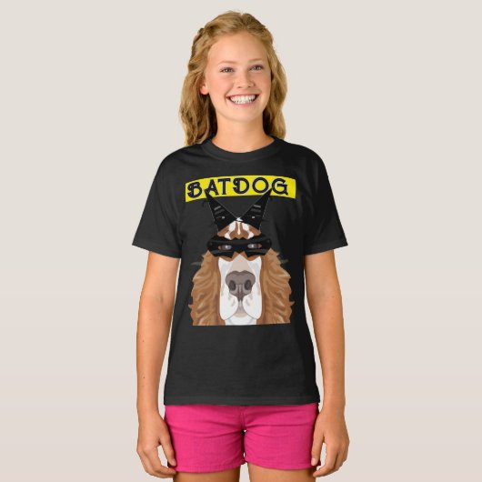 Batdog Superhero T-shirt (Voorkant volledig)