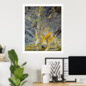 Bateau drossé sur les rochers poster (Thuiskantoor)