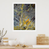 Bateau drossé sur les rochers poster (Keuken)