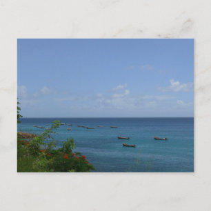 Bateaux de Pêcheurs - Martinique, FWI Briefkaart