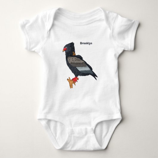 Bateleur Eagle afbeelding Romper (Voorkant)