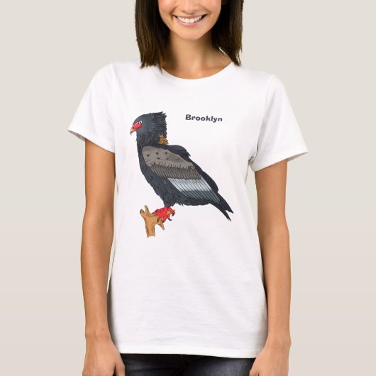 Bateleur Eagle afbeelding T-shirt (Voorkant)