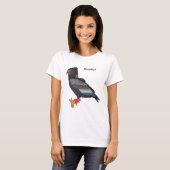Bateleur Eagle afbeelding T-shirt (Voorkant volledig)