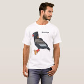 Bateleur Eagle afbeelding T-shirt (Voorkant volledig)