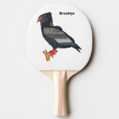 Bateleur Eagle afbeelding Tafeltennisbatje (Achterkant)