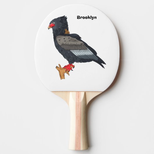 Bateleur Eagle afbeelding Tafeltennisbatje (Voorkant)