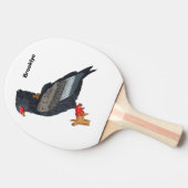 Bateleur Eagle afbeelding Tafeltennisbatje (Zijkant)