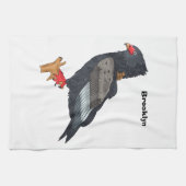 Bateleur Eagle afbeelding Theedoek (Horizontaal)