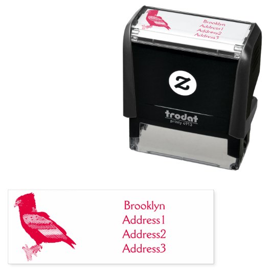 Bateleur Eagle afbeelding Zelfinktende Stempel (In situ)